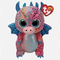 Pelúcia Beanie Boos Ty 16 Cm - Dragão Flint Pelúcia Beanie Boos Ty 16 Cm - Dragão Flint