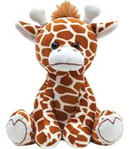 Pelúcia Bebe minha Girafinha de 25cm para crianças acima de 3 meses Pelúcia Bebe minha Girafinha de 25cm para crianças acima de 3 meses