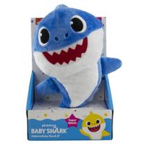 Pelúcia Bebê Tubarão Baby Shark Azul Sunny