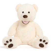 Pelúcia bege gigante de 100 cm Teddy Bear MoriSmos para crianças e presente