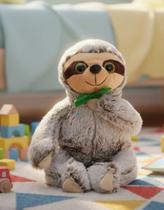 Pelúcia Bicho Preguiça Brinquedo Fofo Divertido E Encantador Bege Pelúcia Bicho Preguiça Brinquedo Fofo Divertido E Encantador Bege