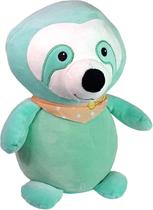 Pelúcia Bicho Preguiça Com Lencinho 30Cms Pelúcia Bicho Preguiça Com Lencinho 30Cms