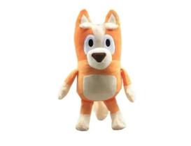 Pelúcia Bluey Bingo Coffee Dog 25 cm laranja