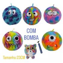 Pelúcia Bola Inflável Monstros Malucos Brinquedo Infantil Divertido Macio Colorido Sortido Personage Pelúcia Bola Inflável Monstros Malucos Brinquedo Infantil Divertido Macio Colorido Sortido Personage
