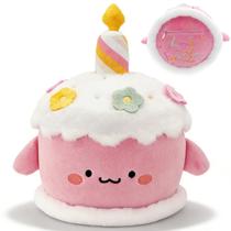 Pelúcia Bolo de Aniversário BOKUFLY 22 cm Rosa Pelúcia Bolo de Aniversário BOKUFLY 22 cm Rosa