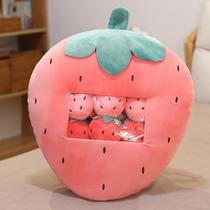 Pelúcia brinquedo animal straberry forma home office almofadas de frutas - generic