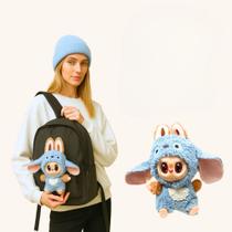 Pelúcia Brinquedo Monstro Chaveiro Labubu Lafufu Boneco Colecionável C/Roupas TikTok Fofo Presente Sortido