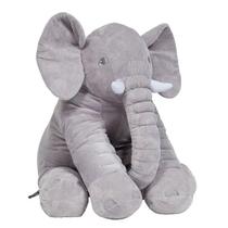 Pelúcia Buba Almofada Elefante Gigante Cinza 60cm - 7561