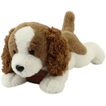 Pelucia cachorrinho dengoso deitado 28cm bbr