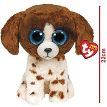 Pelúcia Cachorrinho Muddles Beanie Boos TY Colecionável 22cm