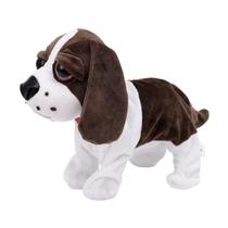 Pelúcia Cachorrinho Pet Fofo Com Mecanismo Anda Toca Música Pelúcia Cachorrinho Pet Fofo Com Mecanismo Anda Toca Música