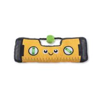 Pelúcia Cachorro Brinquedo com Franjas Letra "Let Me Level with You" 24x9x5 cm