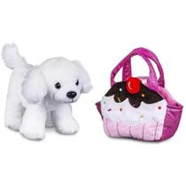 Pelúcia Cachorro Com Bolsa De Passeio Cupcake Cutie Handbags