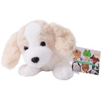 Pelúcia Cachorro Deitado Branco/Bege 25cm - Brink+ Pelúcia Cachorro Deitado Branco/Bege 25cm - Brink+