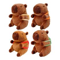 Pelúcia Capivara C/Mochilinha de Fruta 30CM Sortida Caa Toys