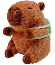 Pelúcia Capivara Com Mochila De Fruta 30cm CAA0122 - CAA