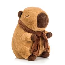 Pelúcia Capivara De Cachecol Fofo Brinquedo Divertido Decoração Presente Criativo