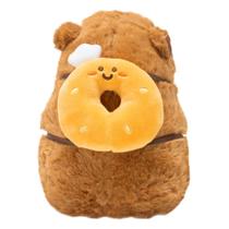 Pelúcia Capivara Delícias Pão/rosquinha - 20cm Caa Toys - Pelúcia Capivara Delícias Pão/rosquinha - 20cm Caa Toys -