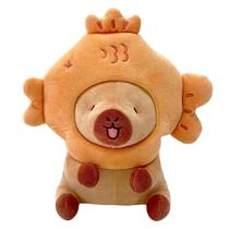 Pelúcia Capivara Divertida Com Touca Macia Antialérgica Decorativa Para Quarto Infantil Pelúcia Capivara Divertida Com Touca Macia Antialérgica Decorativa Para Quarto Infantil