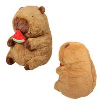 Pelúcia Capivara Frutinhas na Boca 32cm Grande - CAA