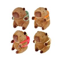 Pelúcia Capivara Mochilinha Frutas 20cm