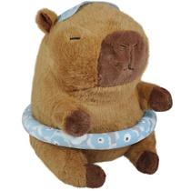 Pelucia Capivara Moda Praia 30CM Boia e Oculos de Mergulho Caa TOYS CAA0177