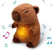 Pelúcia Capivara Musical com Luz Noturna Sono Tranquilo e Aconchego Garantido! Pelúcia Capivara Musical com Luz Noturna Sono Tranquilo e Aconchego Garantido!