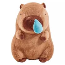 Pelúcia Capivara Sentada com Bolha de Puxar 27cm DRM1051 - Dorémi