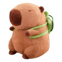 Pelúcia Capivara Sentada com Mochila Tartaruga 25cm DRM1039 - Dorémi Pelúcia Capivara Sentada com Mochila Tartaruga 25cm DRM1039 - Dorémi