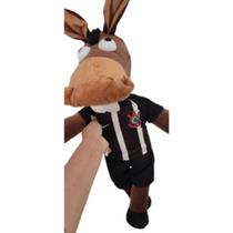 Pelúcia Cavalinho Corinthiano com Uniforme Oficial 65cm