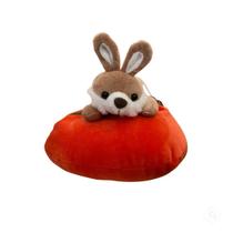 Pelúcia Cenoura com Coelho 23cm - Fizzy