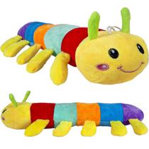 Pelúcia Centopeia Colorida 44 Cm Atialérgico Plush Macio - Bee Toys Pelúcia Centopeia Colorida 44 Cm Atialérgico Plush Macio - Bee Toys