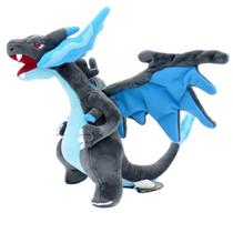 Pelúcia Charizard Azul Mega 23 cm Dragão Evoluído