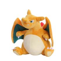 Pelúcia Charizard Dragão Amarelo 30 cm para Crianças e Colecionadores