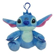 Pelúcia Chaveiro Lilo Stitch Azul Fofo Grande Keychain