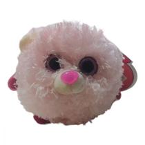 Pelucia Chaveiro Ursinho Rosa Bolinha - Bbr B1937