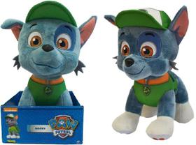 Pelúcia Clássica Patrulha Canina Rocky 30CM - Paw Patrol - Sunny - 1344
