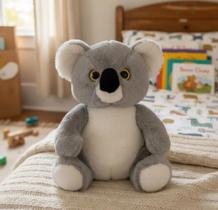 Pelúcia Coala 30cm Tuka Toy Macio, Fofo E Antialérgico