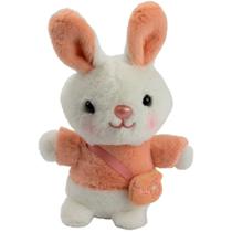 Pelucia Coelho com Roupinha - Rosa Claro BBR Pelucia Coelho com Roupinha - Rosa Claro BBR