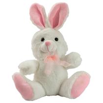 Pelucia Coelho Orelhudo com Laco Rosa 30cm - Bbr R3413 Pelucia Coelho Orelhudo com Laco Rosa 30cm - Bbr R3413