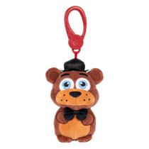 Pelúcia com chaveiro Five Nights at Freddys 4” 10cm Freddy