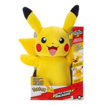 Pelucia com Luz e Som - Pikachu - Electric Charge - 35cm SUNNY BRINQUEDOS