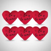 Pelúcia Coração 15cm Toybrink Linha Amor - 6 Peças