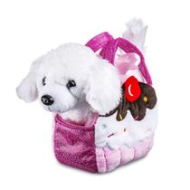 Pelúcia Cutie Handbags Poodle Rosa Multikids - BR1716 Pelúcia Cutie Handbags Poodle Rosa Multikids - BR1716