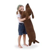 Pelúcia Dachshund Fanunny - 90cm - Marrom