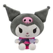 Pelúcia de 20cm da Kuromi - Hello Kitty e Amigos Pelúcia de 20cm da Kuromi - Hello Kitty e Amigos