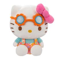 Pelúcia de 20cm Hello Kitty Verão Hello Kitty Amigos Páscoa - Sunny Brinquedos