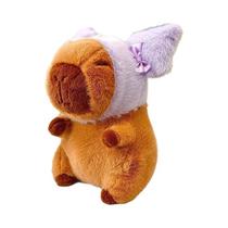 Pelúcia De 22cm Stitch Pikachu Kuromi Capivara Com Anel De Natação, Boneco De Desenho Animado,