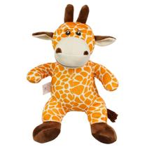 Pelúcia De Animais Safari Selvagem Girafa Para Criança 30cm Bebe Presente Menina Menino Brinquedo