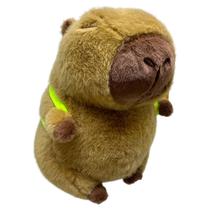 Pelúcia de Capivara com Mochila de Tartaruga Antialérgica